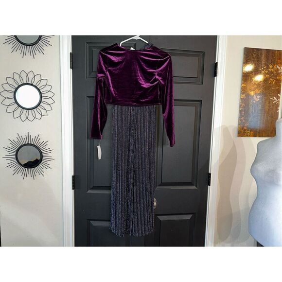 Knit Works girls' tie-front shrug and jumpsuit set - Picture 3 of 10